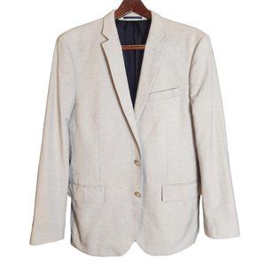 J Crew Ludlow Blazer Men's 42R Grey Slim Fit Cotton